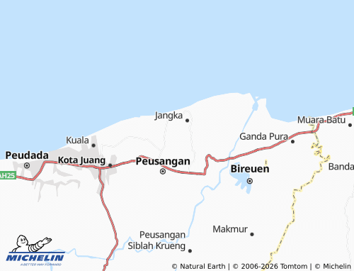 Mapa MICHELIN Pulo Reudeup - ViaMichelin