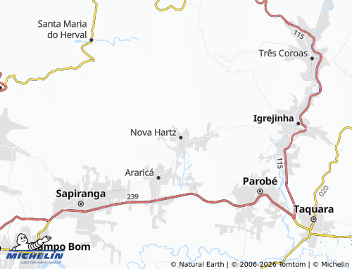 Mapa MICHELIN Vila Nova - ViaMichelin