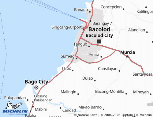 MICHELIN Sum-ag map - ViaMichelin