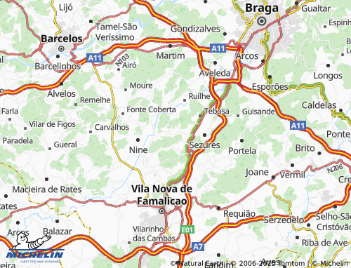 Carte MICHELIN Carvalheira - ViaMichelin