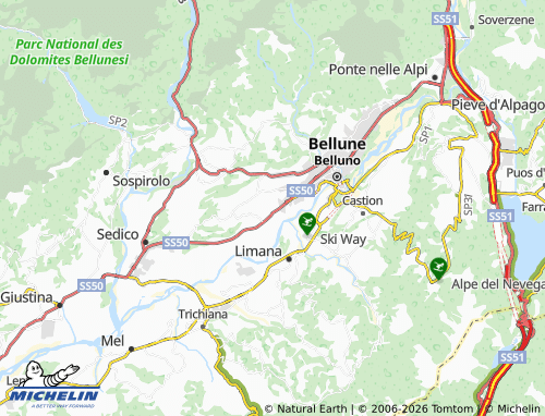 Mapa MICHELIN Giamosa - ViaMichelin