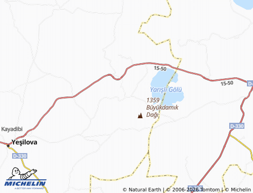 Kaart MICHELIN Sazak - ViaMichelin