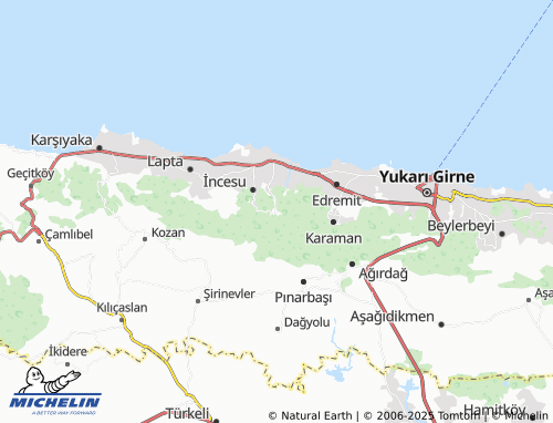 MICHELIN Ilgaz map - ViaMichelin