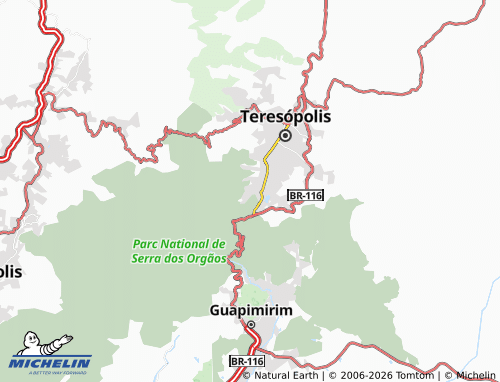 Mappa MICHELIN Granja Guarani - ViaMichelin
