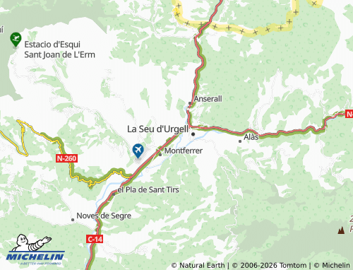 MICHELIN-Landkarte Castellciutat - ViaMichelin