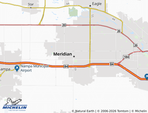 Carte MICHELIN Meridian - ViaMichelin