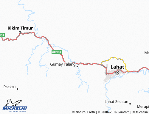 MICHELIN-Landkarte Muara Tandi - ViaMichelin
