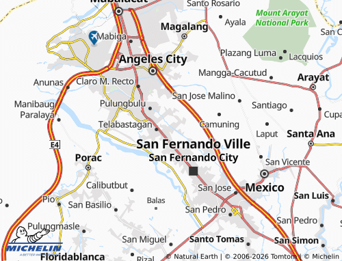 MICHELIN Pulung Bulu map - ViaMichelin