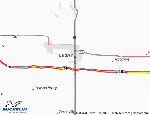 Mapa MICHELIN Baldwin - ViaMichelin