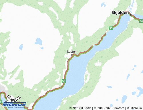 Mappa MICHELIN Luster - ViaMichelin