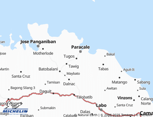 MICHELIN Tugos map - ViaMichelin