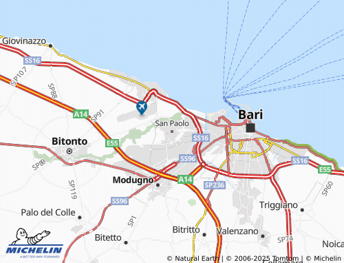 MICHELIN San Paolo map - ViaMichelin