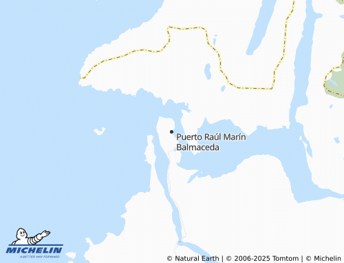 MICHELIN Puerto Raúl Marín Balmaceda map - ViaMichelin