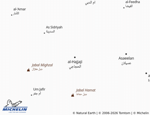 MICHELIN-Landkarte al-Hajjaji - ViaMichelin