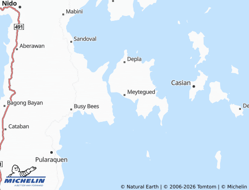 Mappa MICHELIN Meytegued - ViaMichelin