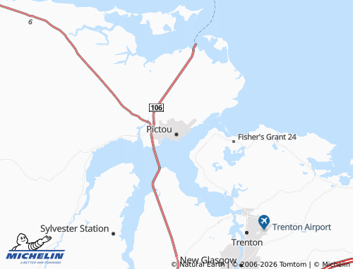 Mapa MICHELIN Pictou - ViaMichelin