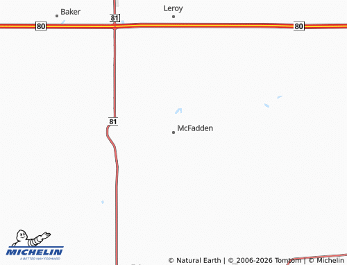 Mapa MICHELIN McFadden - ViaMichelin