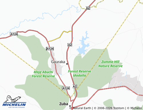 MICHELIN Rafin Kaffi map - ViaMichelin