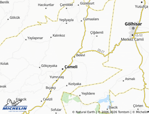 Mapa MICHELIN Belevi - ViaMichelin