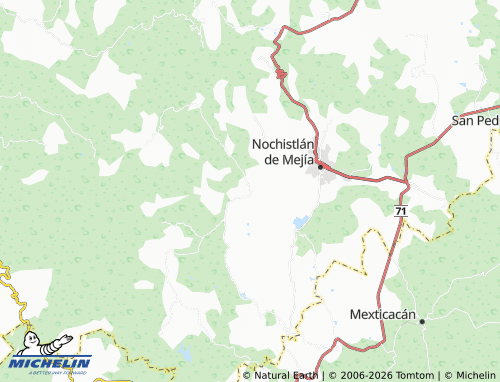 MICHELIN Daniel Camarena map - ViaMichelin