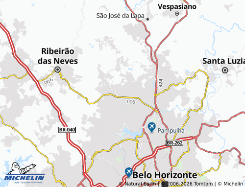 Mappa MICHELIN Maria Helena - ViaMichelin