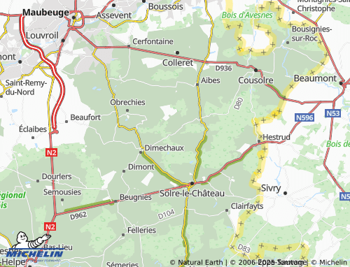 MICHELIN Solrinnes map - ViaMichelin