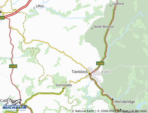 MICHELIN Lamerton map - ViaMichelin