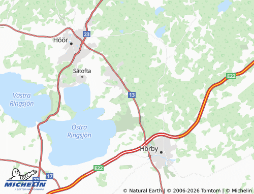 MICHELIN Kronekull map - ViaMichelin