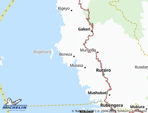 MICHELIN Boneza map - ViaMichelin