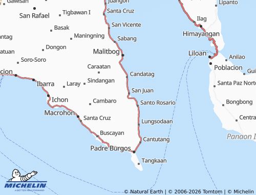MICHELIN Bunga map - ViaMichelin
