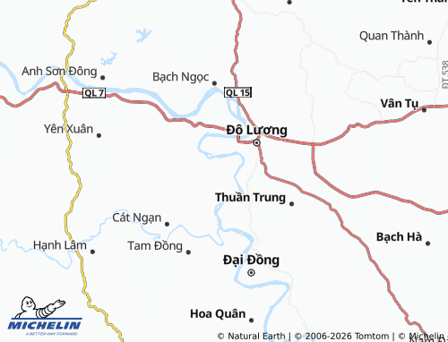 Mapa MICHELIN Cát Văn - ViaMichelin