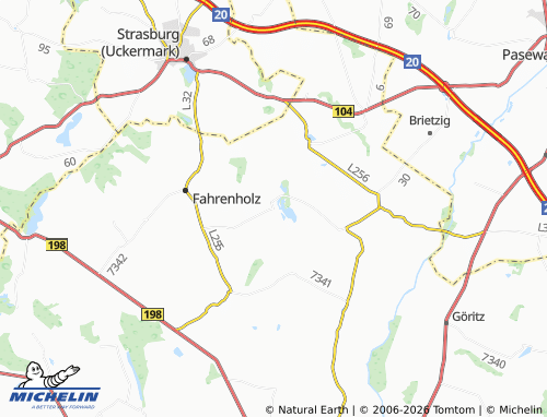 MICHELIN Lübbenow map - ViaMichelin