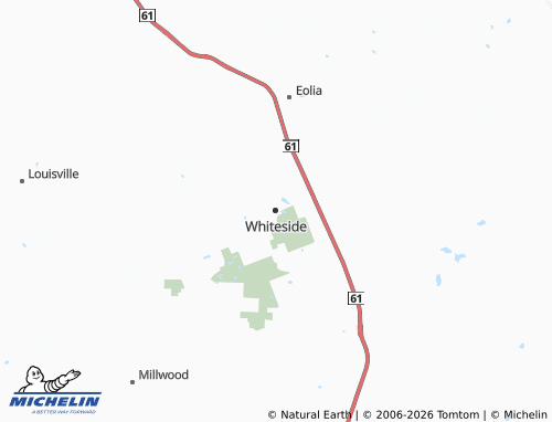 Mappa MICHELIN Whiteside - ViaMichelin