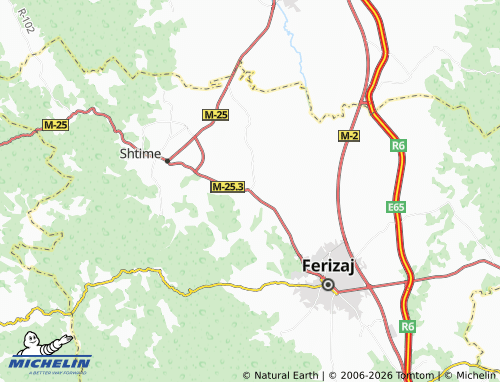 Carte MICHELIN Koshare - ViaMichelin