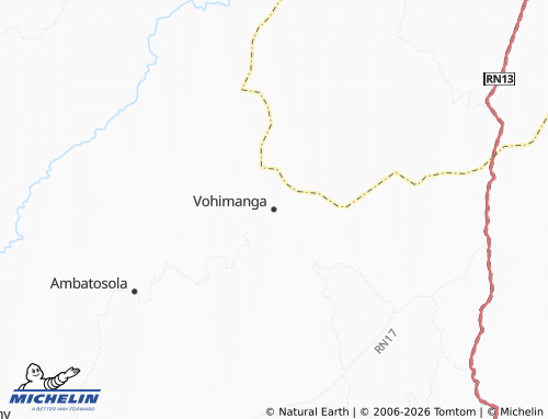 Mappa MICHELIN Vohimanga - ViaMichelin