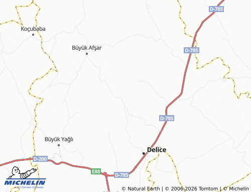 MICHELIN Yaylayurt map - ViaMichelin