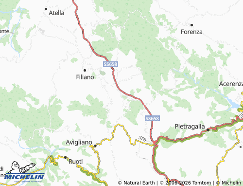 Mapa MICHELIN Sarnelli - ViaMichelin