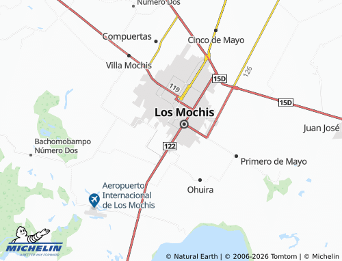 Mapa MICHELIN Villas Centenario - ViaMichelin