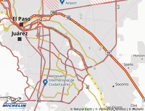 Mappa MICHELIN Paseos del Real - ViaMichelin