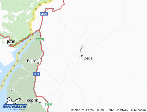 Mapa MICHELIN Zagorë - ViaMichelin