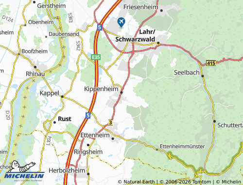 MICHELIN Kippenheim map - ViaMichelin