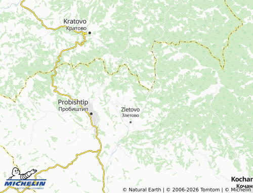 Kaart MICHELIN Lesnovo - ViaMichelin