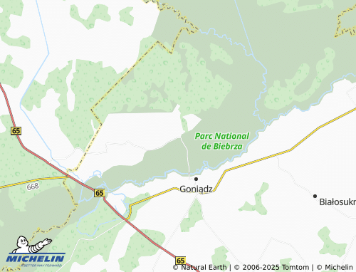 Carte MICHELIN Wólka Piaseczna - ViaMichelin