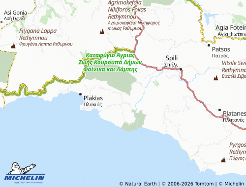 Mapa MICHELIN Asomatos - ViaMichelin