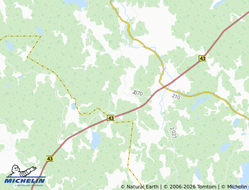 Kaart MICHELIN Korpi - ViaMichelin