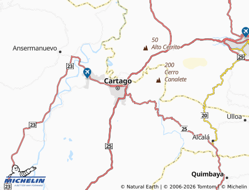 MICHELIN Los Sauces map - ViaMichelin