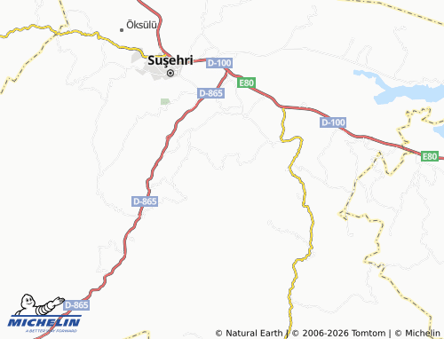 Mappa MICHELIN Kiziryurdu - ViaMichelin