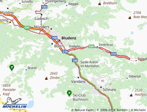 MICHELIN Lorüns map - ViaMichelin