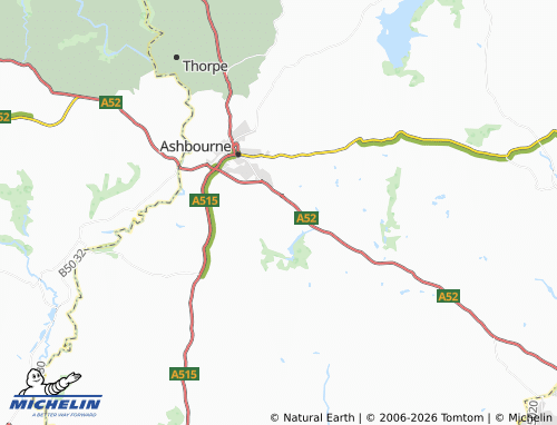Carte MICHELIN Osmaston - ViaMichelin