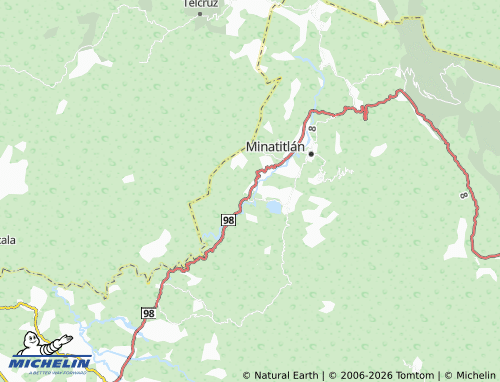 Mapa MICHELIN Poblado Benito Juárez Peba Colorada - ViaMichelin